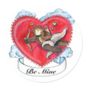 Be Mine Sticker - with Cupid Bear