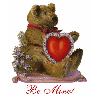Be Mine Teddy Bear Valentine T-Shirt shirt