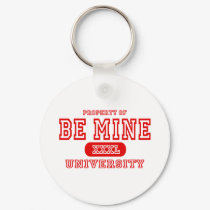 Be Mine University keychains