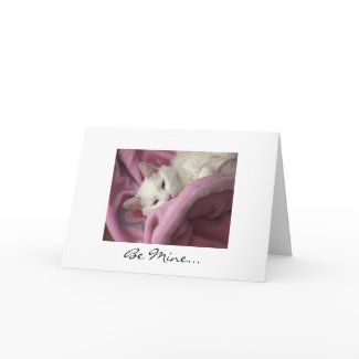 Be Mine... Valentine Card card