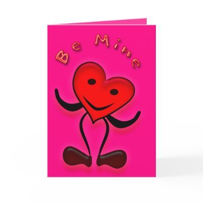 Be Mine Valentine Greeting Card by MissMissyLue