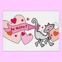 Be Mine Valentine Kitty Cat cards