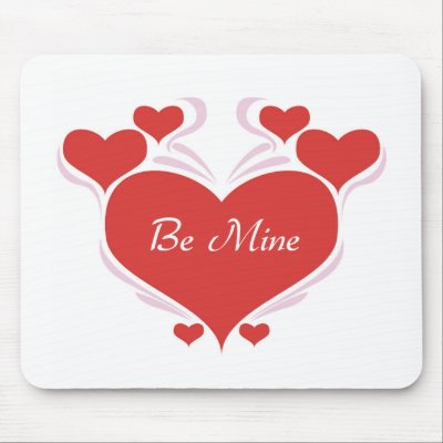 Be Mine Valentine Mouse Mat by valentinesgifts