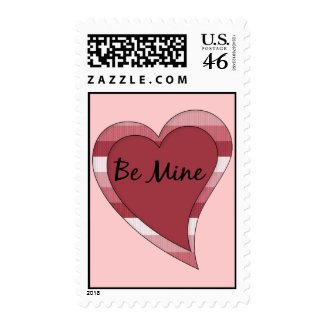 Be Mine Valentine postage stamp