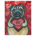 Be Mine Valentine Pug flyers