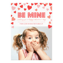 Be Mine - Valentine's Day Photo Card invitations