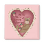 Be My Beary Special Valentine Magnet magnets