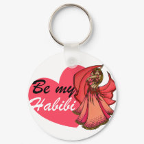Be My Belly Dance Habibi Key Chain keychains