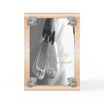Be My Bridesmaid Apricot Satin Card
