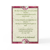 Be my Bridesmaid cards