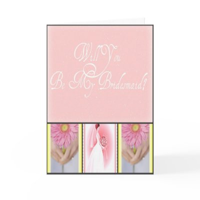 Be My Bridesmaid Cards