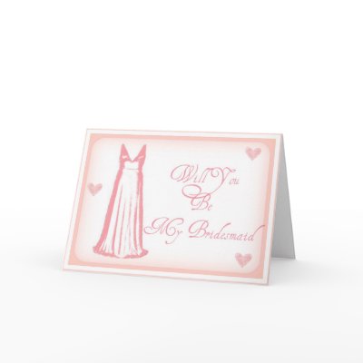 Be My Bridesmaid Cards