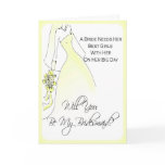 Be My Bridesmaid Invitation for Bridal Attendants cards