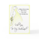 Be My Bridesmaid Invitation for Bridal Attendants cards