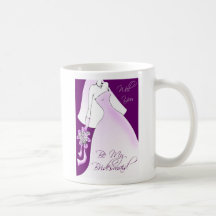 Be My Bridesmaid Invitation Mug