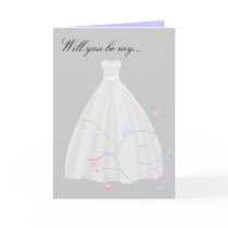 Be My Bridesmaid or Maid of Honor Card