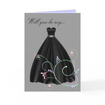 Be My Bridesmaid or Maid of Honor Card