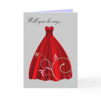 Be My Bridesmaid or Maid of Honor Card