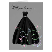 Be My Bridesmaid or Maid of Honor Card