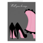 Be My Bridesmaid or Maid of Honor Card