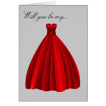Be My Bridesmaid or Maid of Honor Card