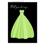 Be My Bridesmaid or Maid of Honor Card
