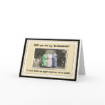 Be my Bridesmaid, with options? - FUNNY cards