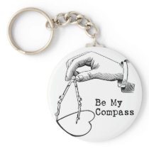 Be My Compass Keychains
