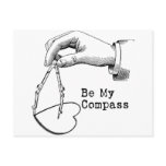 Be My Compass Postcard