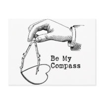 Be My Compass Postcard