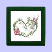 Be My Fairy Valentine Jewelry or Keepsake Box gift boxes
