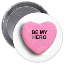 BE MY HERO BUTTON