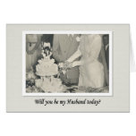 Be my Husband today? - FUNNY Card