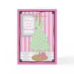 Be My Junior Bridesmaid Whimsical Dress Shop Greeting Card