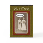 Be my Maid of Honor? Greeting Cards