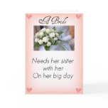 Be My Maid of Honor Sister cards