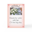 Be My Maid of Honor Sister cards