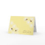 Be My Matron of Honor Honey Bees on Yellow Card