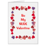 Be My Nude Valentine cards