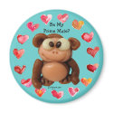 Be My Prime Mate Monkey Personalized Magnet