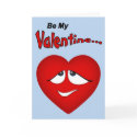 Be My Valentine... (blue) cards