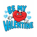 BE MY VALENTINE (Blue) t-shirts by FamilyFunTees BE MY VALENTINE (Blue) t-shirts