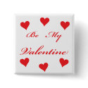 be my valentine buttons