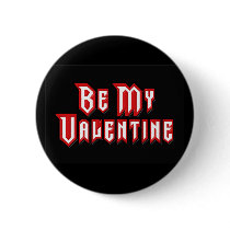 Be My Valentine buttons