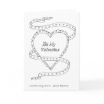 Be My Valentine Greeting Card