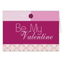 Be My Valentine Card cards