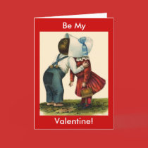Be My Valentine Card card