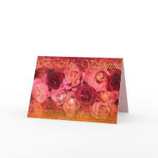 Be My Valentine Card card