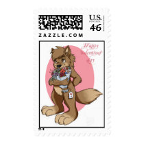 Be my valentine-card version- postage by Grethe_B Be my valentine-card version- postage
