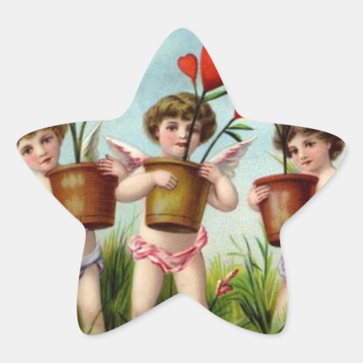 Be My Valentine Cupid Sticker